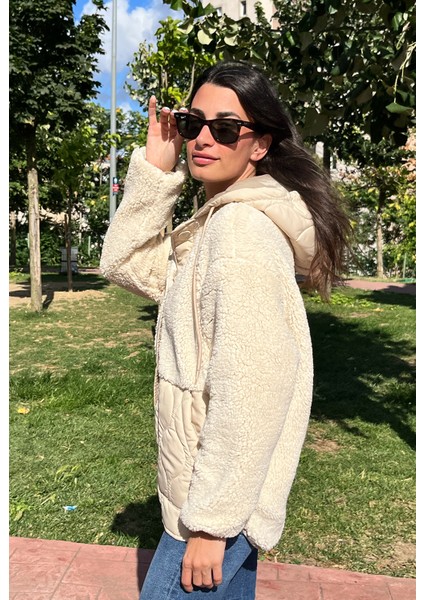 Peluşlu Bol Kesim Mont modelleri