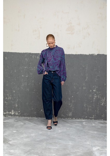 Düz Paça Denim Pantolon 26W20811 fırsatları