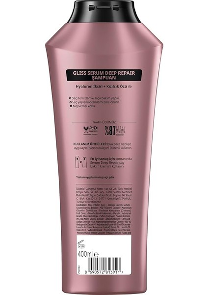 Serum Deep Repair Şampuan 400 ml modelleri