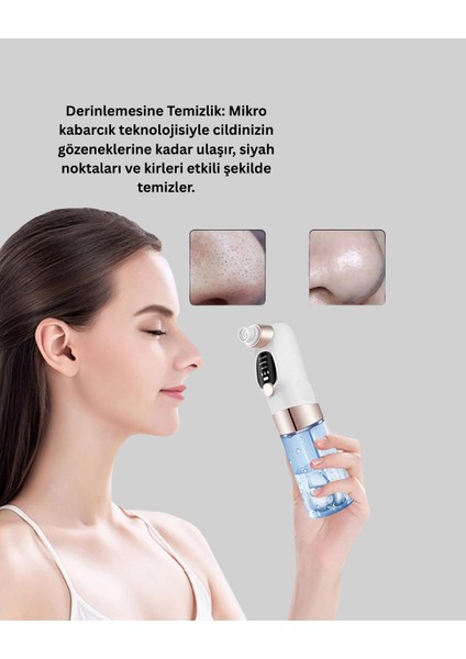 Evde Kolay Kullanım Için Şarjlı Siyah Nokta Temizleme Aleti modelleri