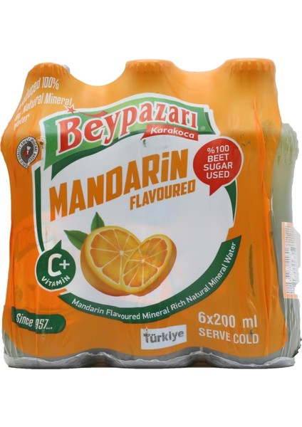 Beypazarı Mandalinalı Maden Suyu (6X200ML) fiyatları