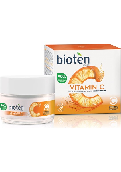 Bioten Vitamin C Aydınlatıcı & Yaşlanma Karşıtı Gece Kremi 50 ml modelleri