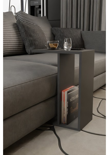 C Tasarım Koltuk Yanı Sehpa, Kitaplıklı, Modern Laptop & Kahve Sehpası, Orta Sehpa, Yan Sehpa fiyatları