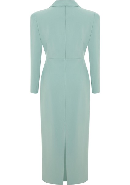 Katman Detaylı Midi Elbise 26W40819 fiyatları