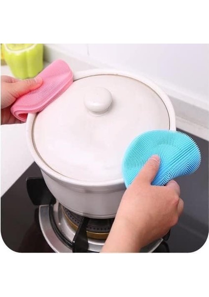 Silikon Bulaşık Süngeri Çok Amaçlı Bez Tutacak 2 Adet fiyatları