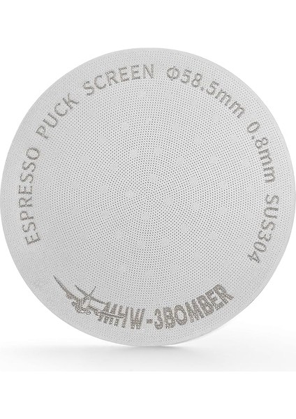 Puck Screen 58 Mm, 0,8 mm Kalınlık Espresso Süzgeç, Süzgeç Için, 180ΜM Asil Çelik Espresso Pak Ekran, Espresso Aksesuarı, Barista Aksesuarı, 58 mm Porta Filtresi Için Filtre Model: FG5590