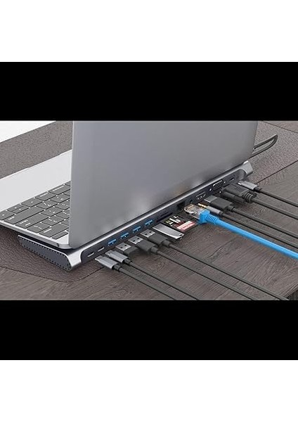 MST-14U 14IN1 Type-C To Hdtv Multifunction 4K Ultra Hd 14 Ports Çevirici Dönüştürücü Adaptör indirimleri