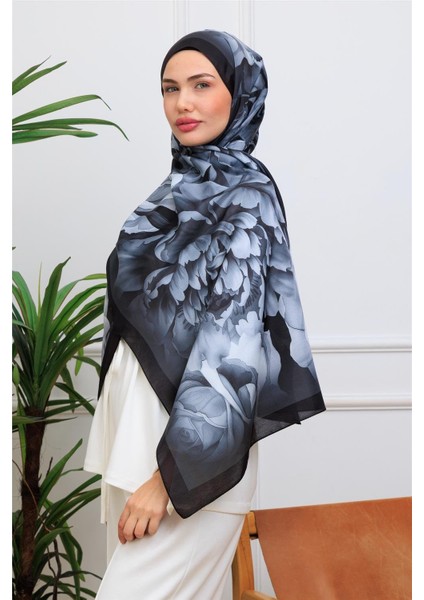 Floral Suluboya Desenli Dijital Soft Şal modelleri
