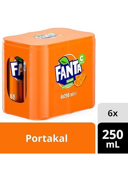 Portakal Aromalı Kutu 6X250 ml fırsatları