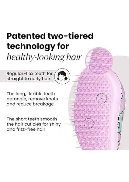 Teezer Small Original Childrens - Unicorn Multi modelleri