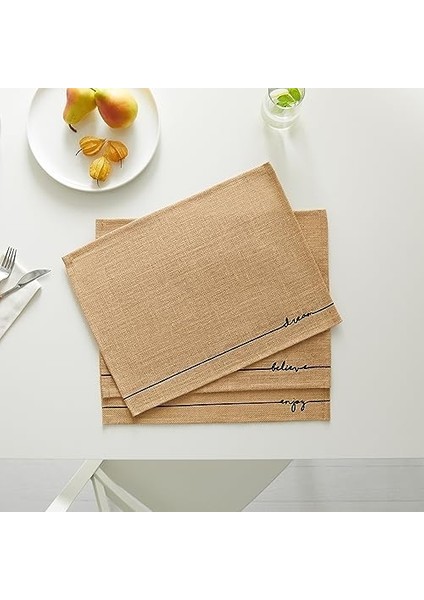 Textile 6&apos;lı Jüt Servis Seti 45 x 35 cm fiyatları