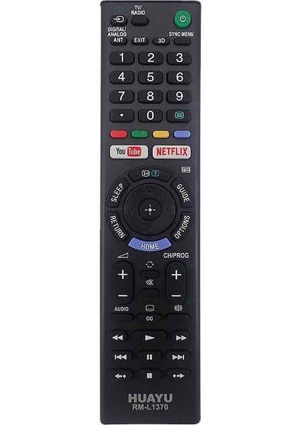 Sony 3d-Led Tv Kumanda Netflıx Youtube Tuşlu RM-L1370
