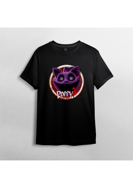 Poppy Playtime 3 Catnap %100 Pamuklu Bisiklet Yaka T-Shirt Model 1 fiyatları