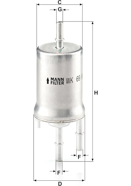 Wk 69 Yakıt Filtresi (Vw Group) modelleri
