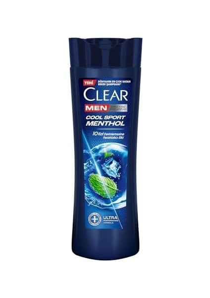 Clear Men Kepeğe Karşı Etkili Şampuan Cool Sport Menthol 350 ml