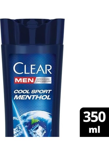 Clear Men Kepeğe Karşı Etkili Şampuan Cool Sport Menthol 350 ml fiyatları