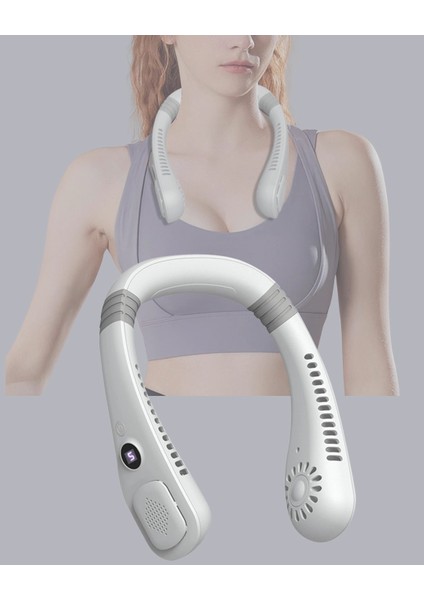 Buğz Taşınabilir Boyun Fanı Sessiz Çalışma ve USB Şarj Özellikli indirimleri