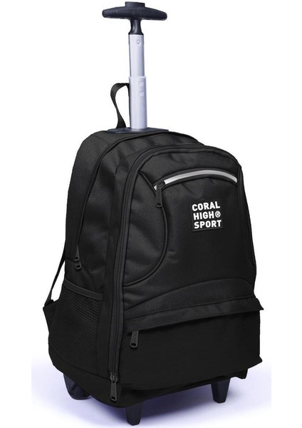 Siyah Dört Bölmeli Usb'li Çekçekli Sırt Çantası Seyahat Çantası modelleri