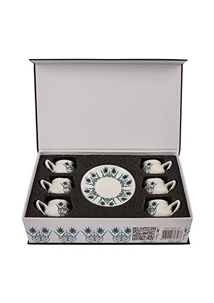 153.01.01.3803 Iznik Yeni Form 6 Kişilik Kahve Fincanı, Beyaz modelleri
