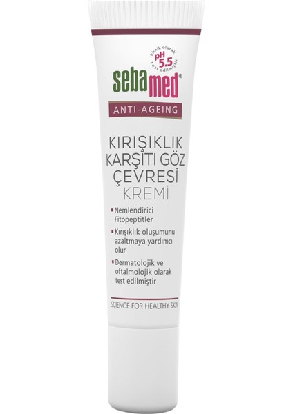 Sebamed Wrinkle Filler Anti-Age Kırışıklık ve Yaşlanma Karşıtı Göz Çevresi Kremi 15ML