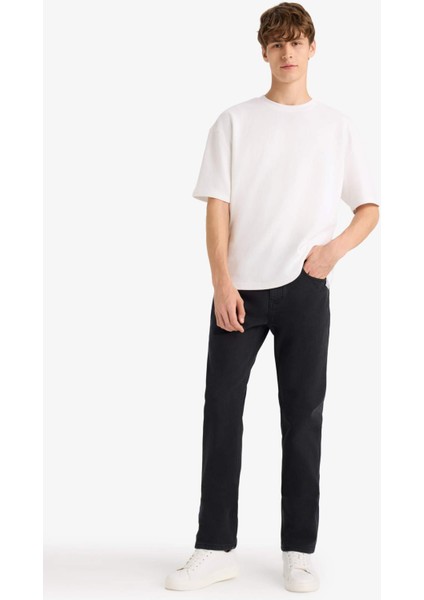 Sergio Regular Fit Normal Bel Boru Paça Termal Polarlı Jean Pantolon V0793AZ25WN