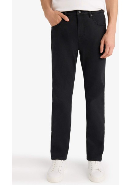 Sergio Regular Fit Normal Bel Boru Paça Termal Polarlı Jean Pantolon V0793AZ25WN fırsatları