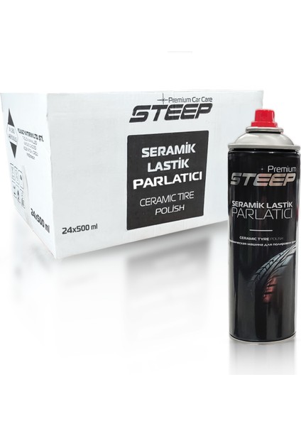 Seramik Lastik & Tampon Parlatıcı Sprey 24 Adet 500ML modelleri
