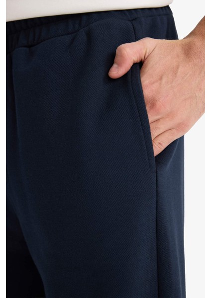 Wide Leg Geniş Bol Paça Beli Bağcıklı Pike Eşofman Altı F8524AX25AU fırsatları