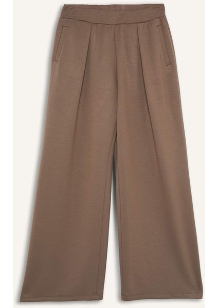 Fit Wide Leg Geniş Paça Standart Boy Modal Eşofman Altı F8429AX25AU