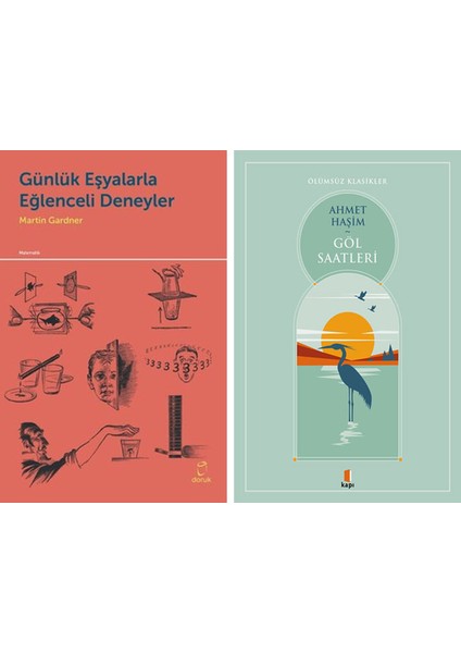 Günlük Eşyalarla Eğlenceli Deneyler + Göl Saatleri