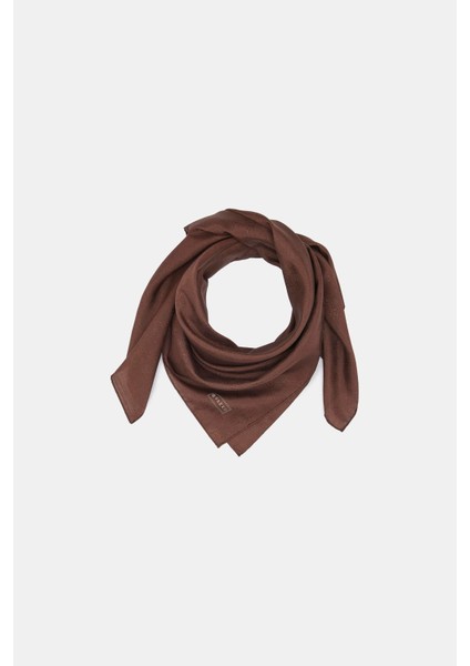 Monogram Pamuk Ipek Eşarp 3000655-KIZIL Kahve fiyatları