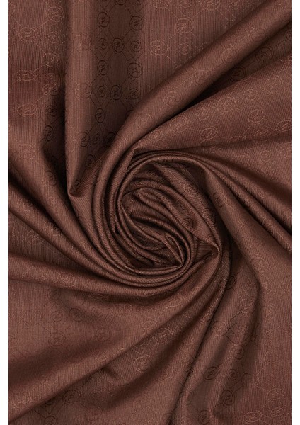 Monogram Pamuk Ipek Eşarp 3000655-KIZIL Kahve modelleri
