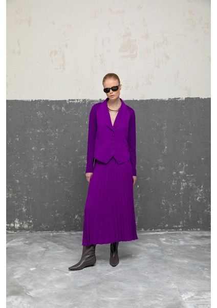 Pileli Uzun Etek 26W30807 indirimleri