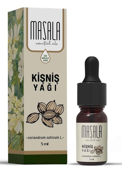 Masala Kişniş Yağı 5 ml - (Coriander Essential Oil)