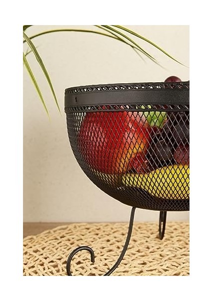 Aleyna Dekoratif Metal Sebze&meyvelik Ayaklı-Siyah fiyatları