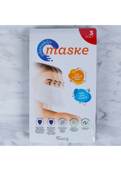 Loren 3 Adet Yıkanabilir Maske fiyatları