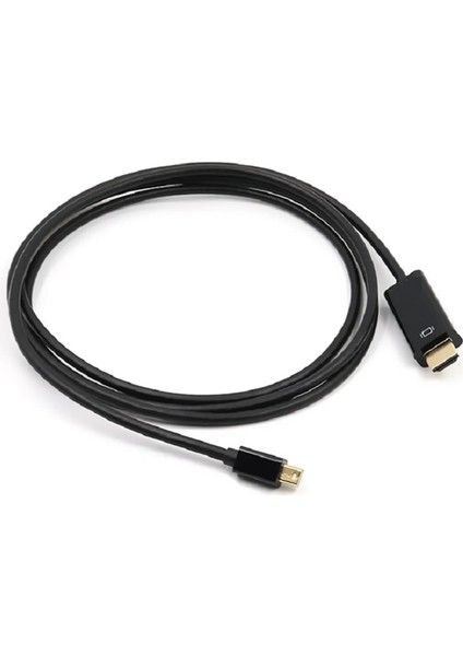 Mini Displayport To HDMI Kablo – 4K UHD 1080P Destekli, Tak Çalıştır, Ses ve Görüntü Aktarım Adaptörü, Laptop – Monitör – Tv Bağlantısı Için Dönüştürücü Kablo | 1.8 Metre | ZR167 fiyatları