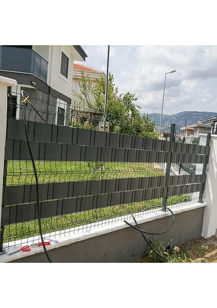 Panel Çit Antrasit Renk - Pvc Koruma Bantları - 50 Metre - (Antrasit, 8 Cm) fırsatları