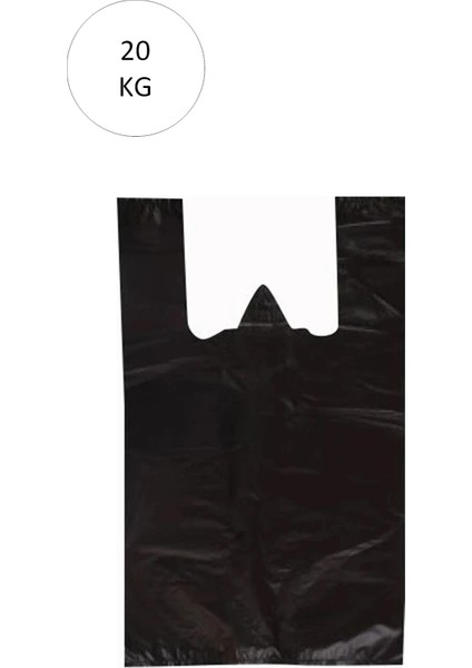 Litaetrend Siyah Atlet Poşet Jumbo Boy 50X90 cm Takriben 240 Adet 20 kg