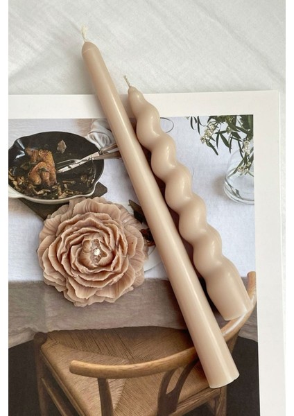 Şamdan Mum 2’li Set