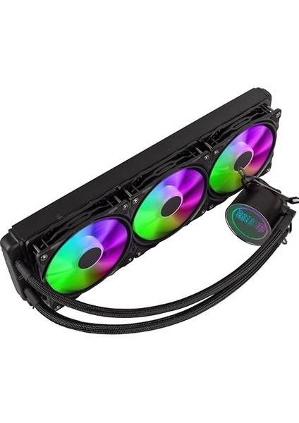 Cold 300 Intel ve Amd Destekli Rgb Fanlı Infinite Panel Cpu Işlemci 360MM Sıvı Soğutma Sistemi (Siyah) fiyatları