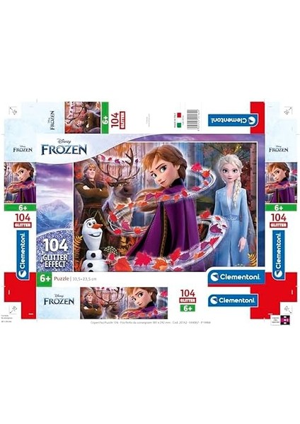 - 104 Parça Glitter Puzzle - 2 - 1 fiyatları