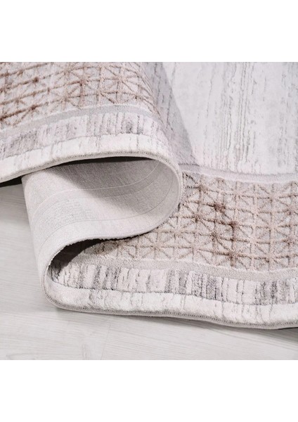 Robledo Çerçeveli Gri Akrilik Makine Halısı fırsatları