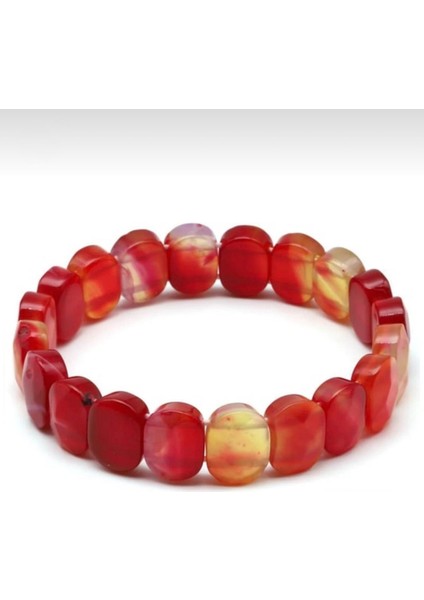 Akik Doğal Taş Roleks Bileklik 10 x 14 mm