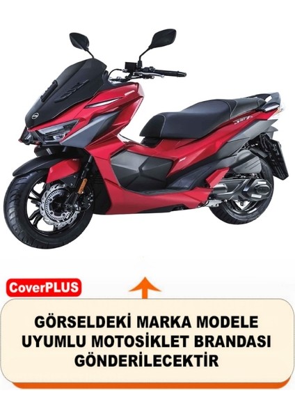 Sym Jet x 125 Branda (Arka Çanta Uyumlu) Motosiket Brandası (Gri Renk) Motor Örtüsü Çadır Su Geçirmez Motosiklet Kılıfı Motor Brandası fiyatları