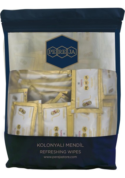 Pereja Kolonyalı Mendil 5X10 Doypack Limon