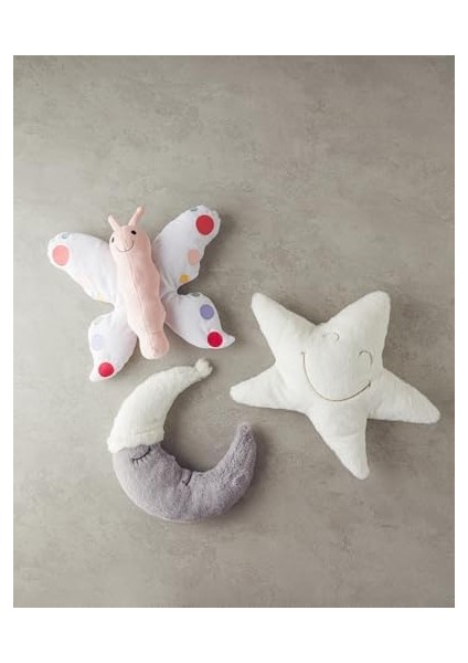 Butterfly Bebe Dekoratif Kırlent 40 cm Beyaz fiyatları