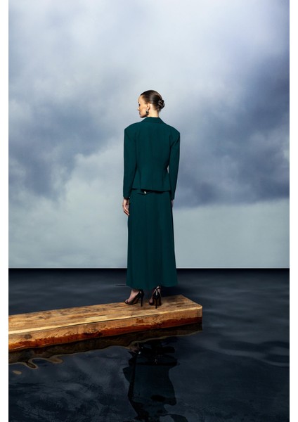 Cep Detaylı Uzun Etek 26W30810 indirimleri