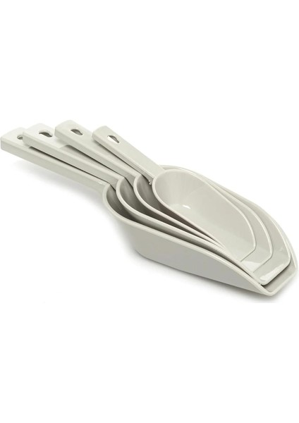 Erzak Küreği, 4 Parça Set (Beyaz)