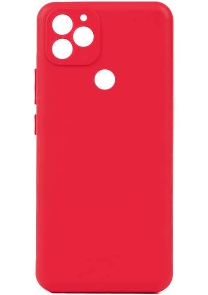 General Mobile Gm 22 Plus Kılıf Silikon Renkli Kapak Biy Kırmızı